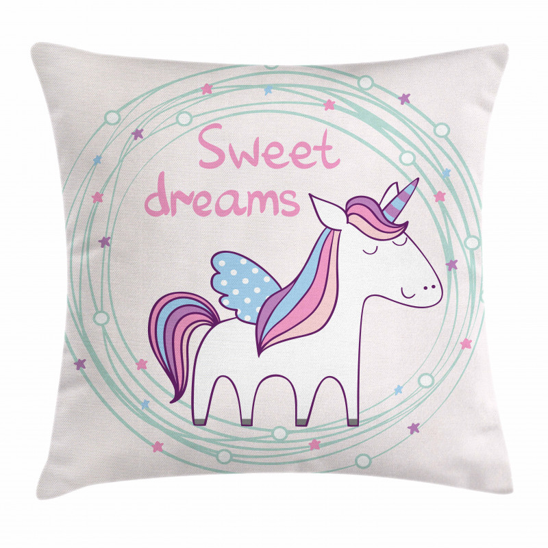 Magic Unicorn Pillow Cover
