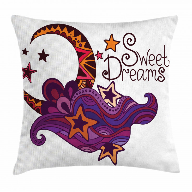 Moon Stars Pillow Cover