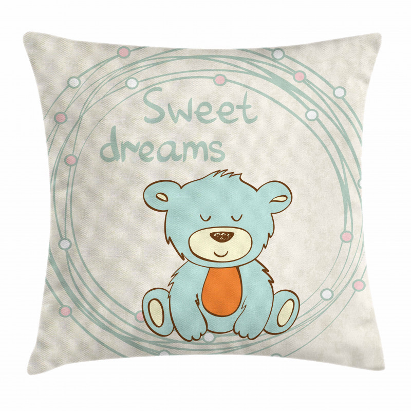 Teddy Bear Sleep Pillow Cover