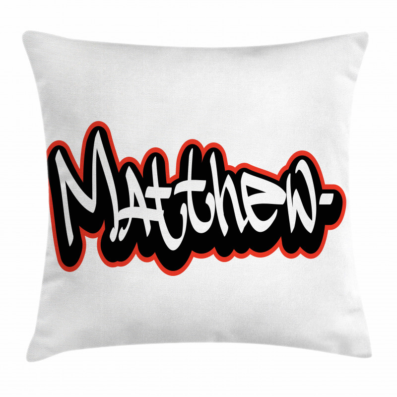 Hip-hop Street Art Name Pillow Cover