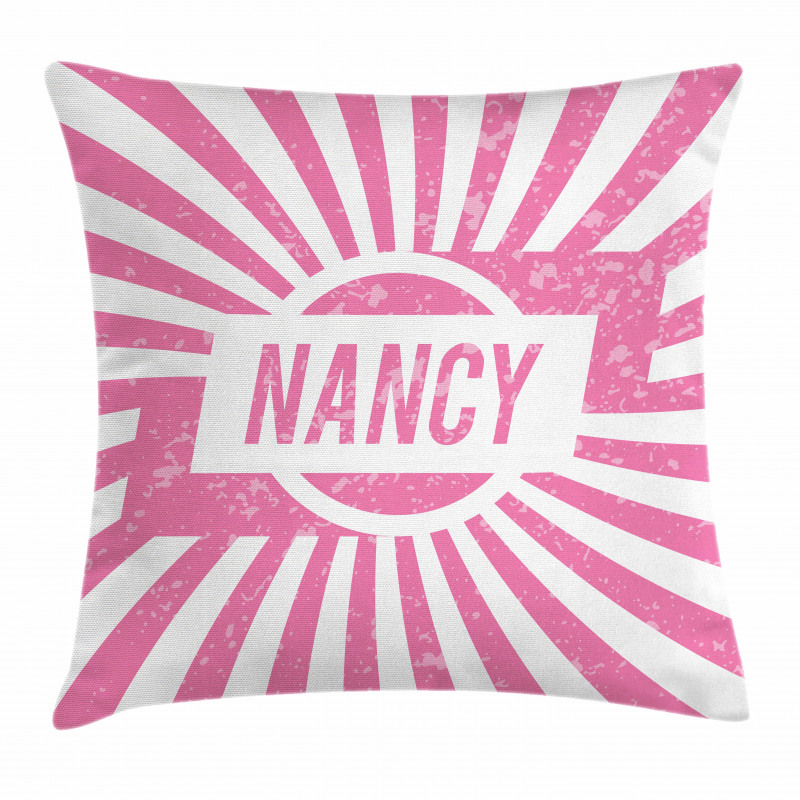 Popular Name in Pink Pillow Cover