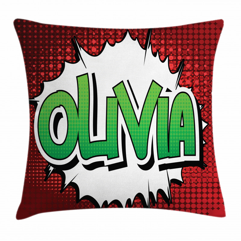 Teen Womens Given Name Pillow Cover