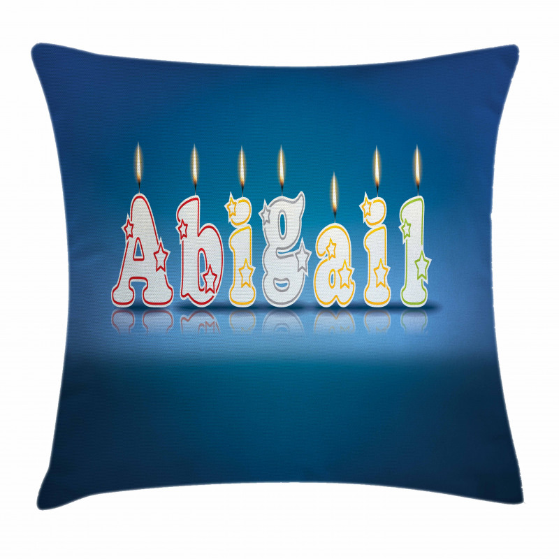 Alphabet Cake Topping Pillow Cover