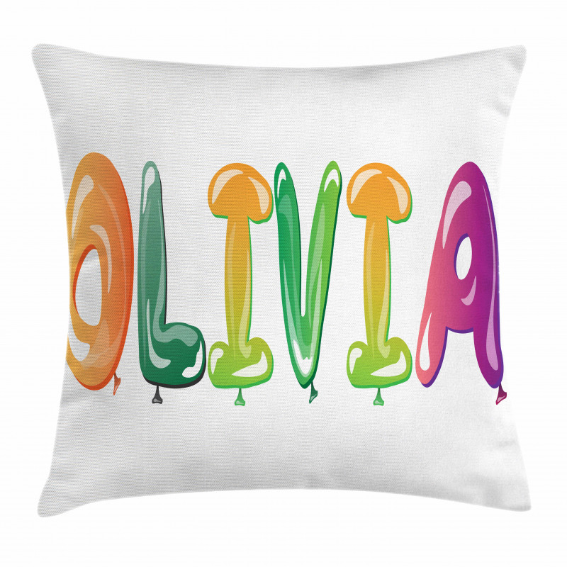 Medieval Girl Name Party Pillow Cover