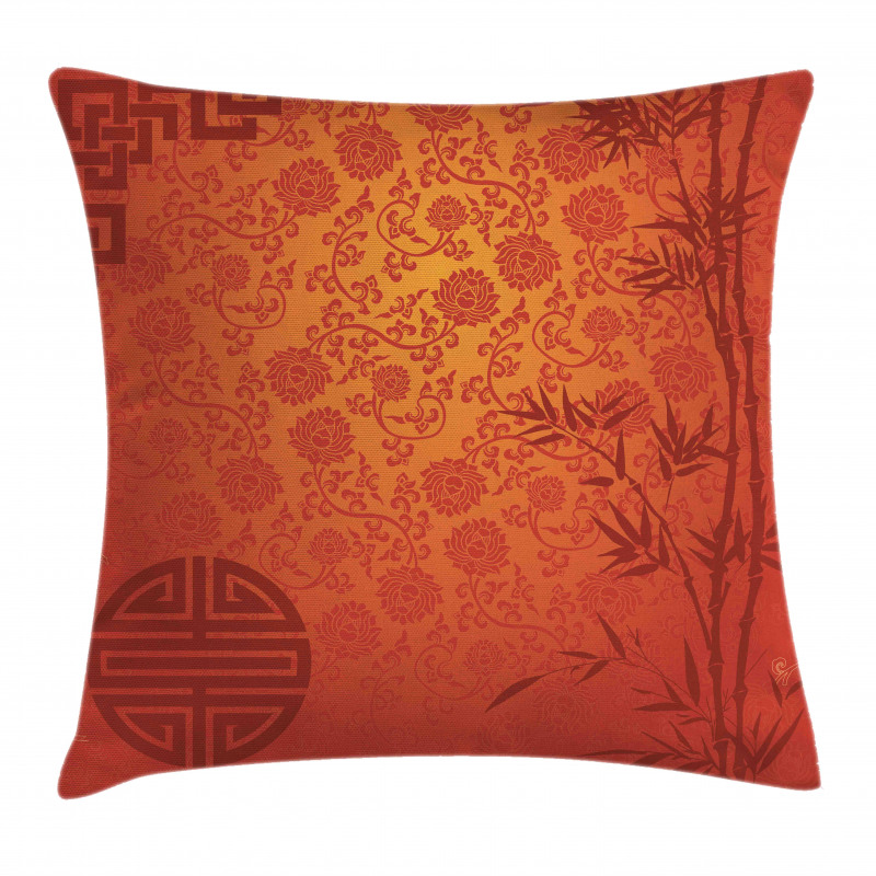 Traditional Nature Art Pillow Cover