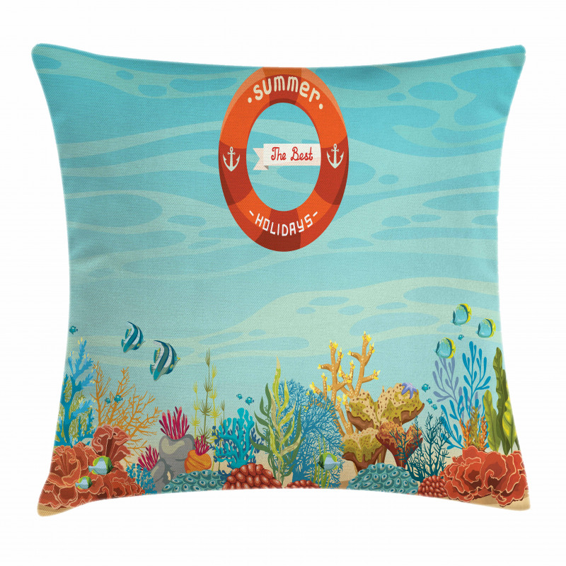 Lifebuoy Coral Reef Pillow Cover