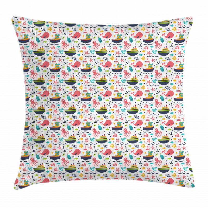 Nursery Summer Pattern Pillow Cover