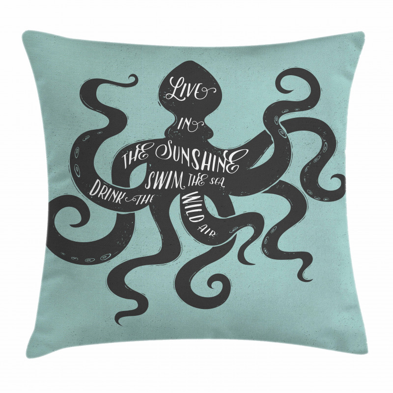 Inspiration Message Graphic Pillow Cover