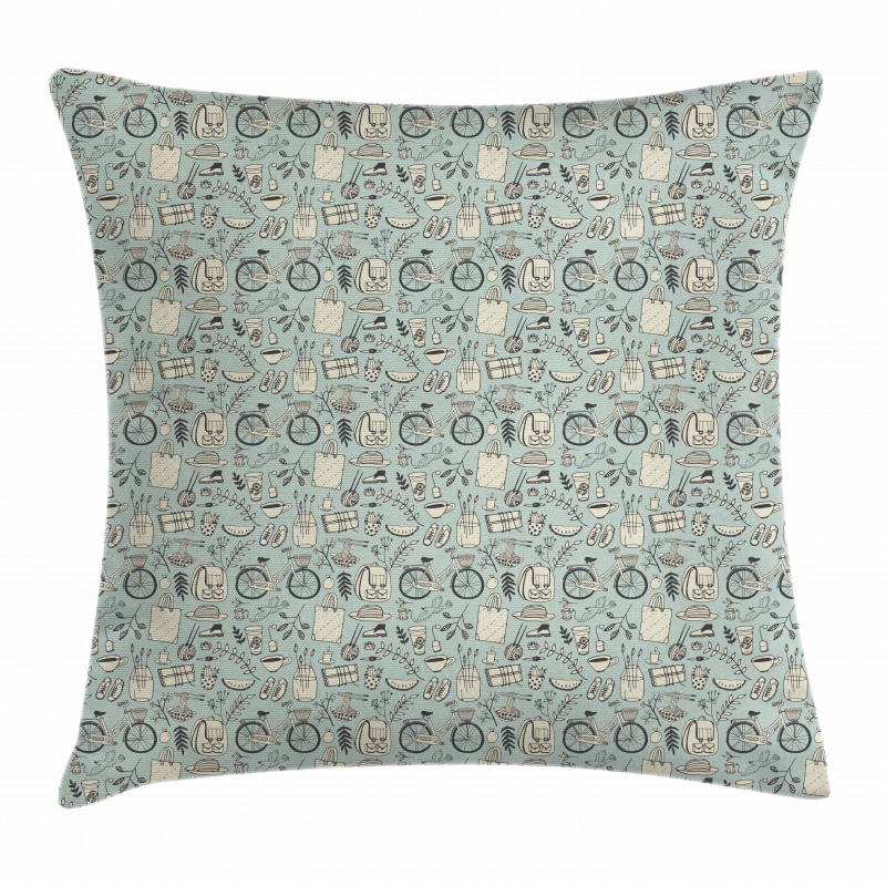 Hipster Summer Mood Pillow Cover