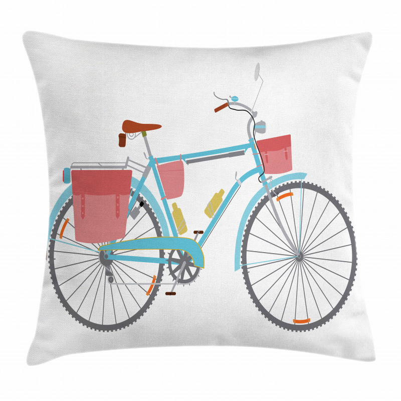 Classic Tour Bike Bags Pillow Cover