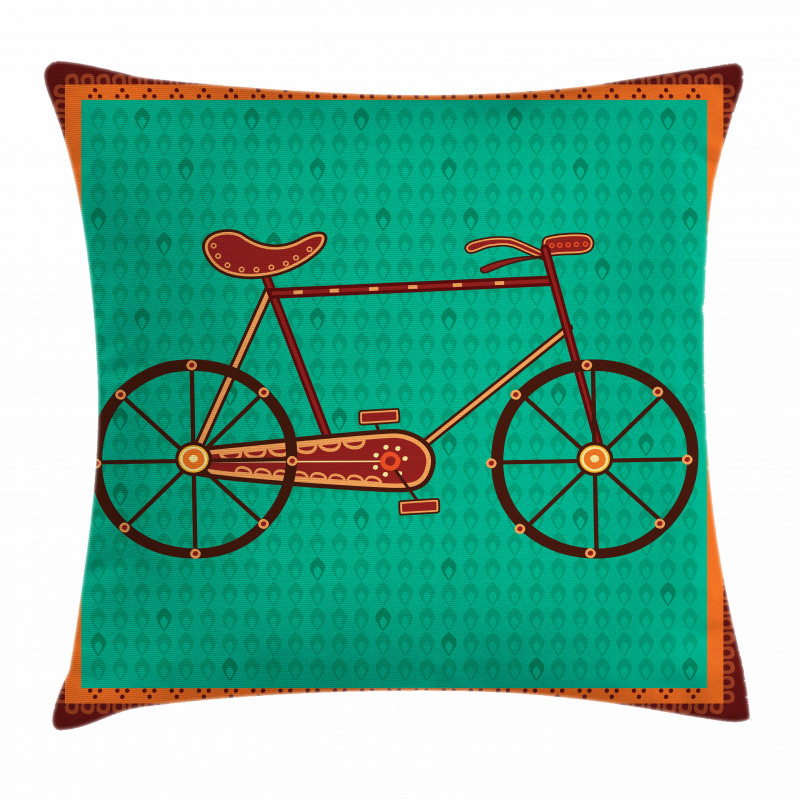 Desi Art Style Ethnic Pillow Cover