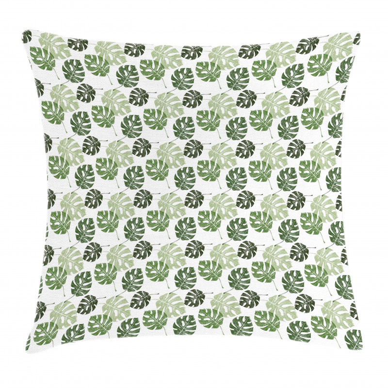 Tropical Jungle Leaves Pillow Cover