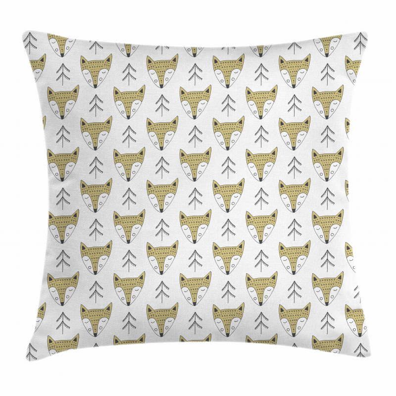 Sleeping Foxes Pillow Cover