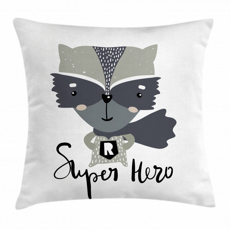 Super Hero Raccoon Pillow Cover