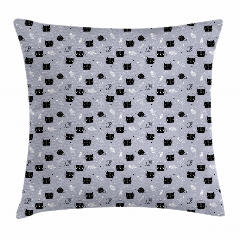 Astronaut Cats Pillow Cover