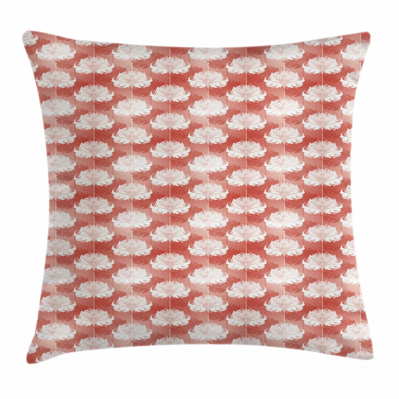 Abstract Baroque Floral Pillow Cover