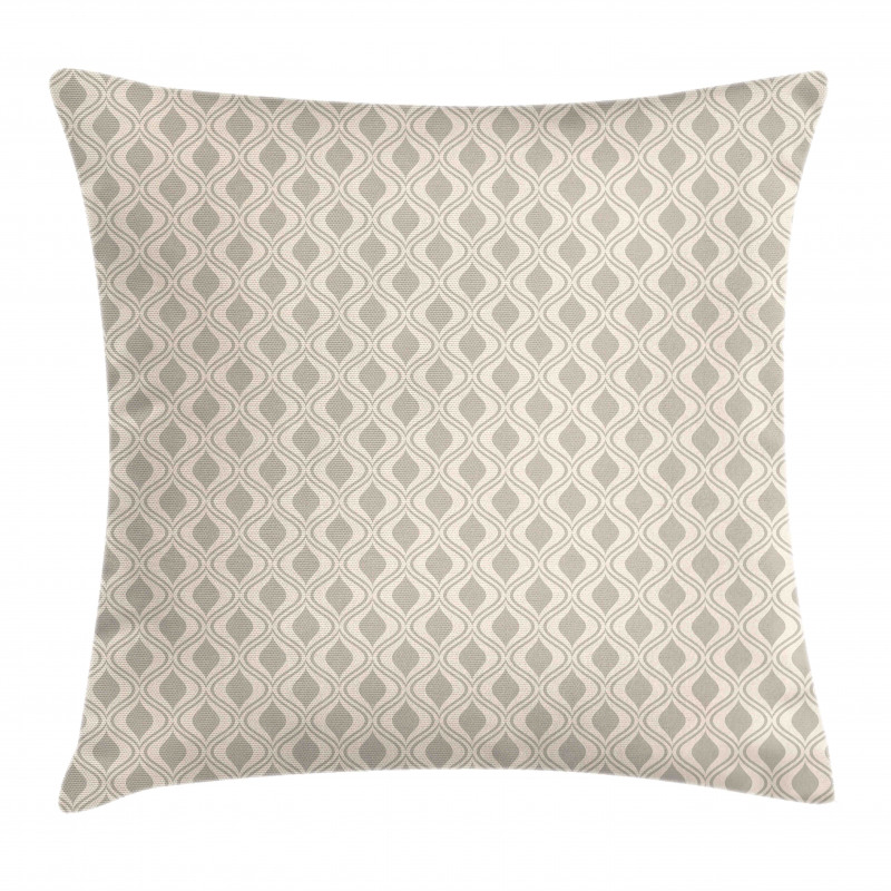Abstract Wavy Ornament Pillow Cover