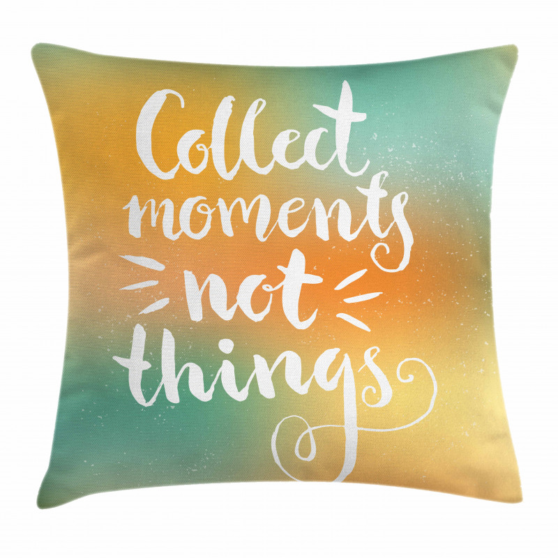 Romantic Saying Design Pillow Cover