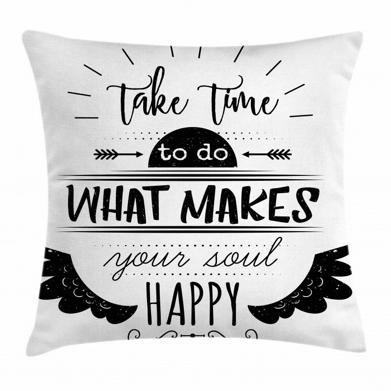 Do What Makes You Happy Pillow Cover