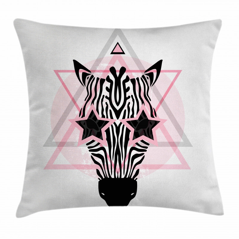 Hipster Star Eyes Pillow Cover