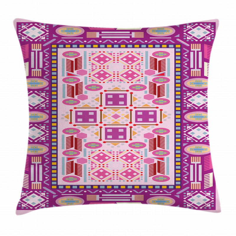 Traditional Afghan Motif Pillow Cover