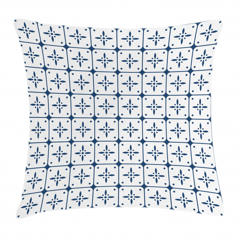 Classical Delft Pattern Pillow Cover