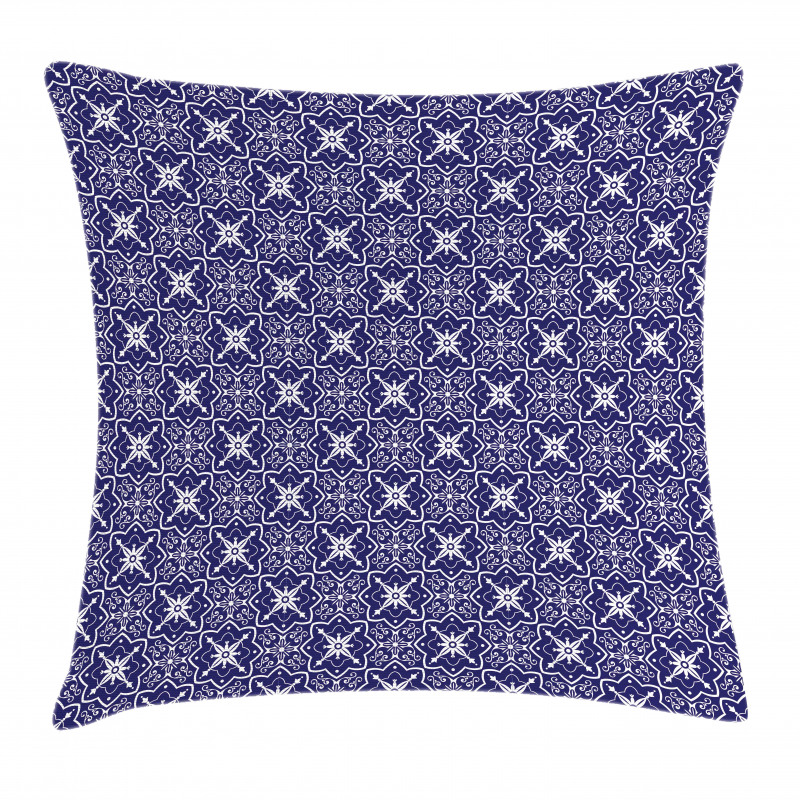 Ornate Floral Swirls Pillow Cover