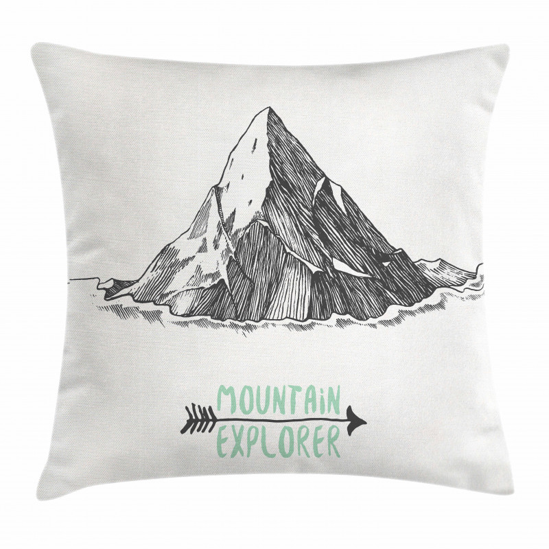 Sketch Mountain Arrow Pillow Cover