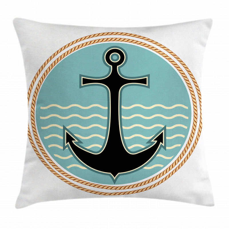 Nautical Design Pillow Cover