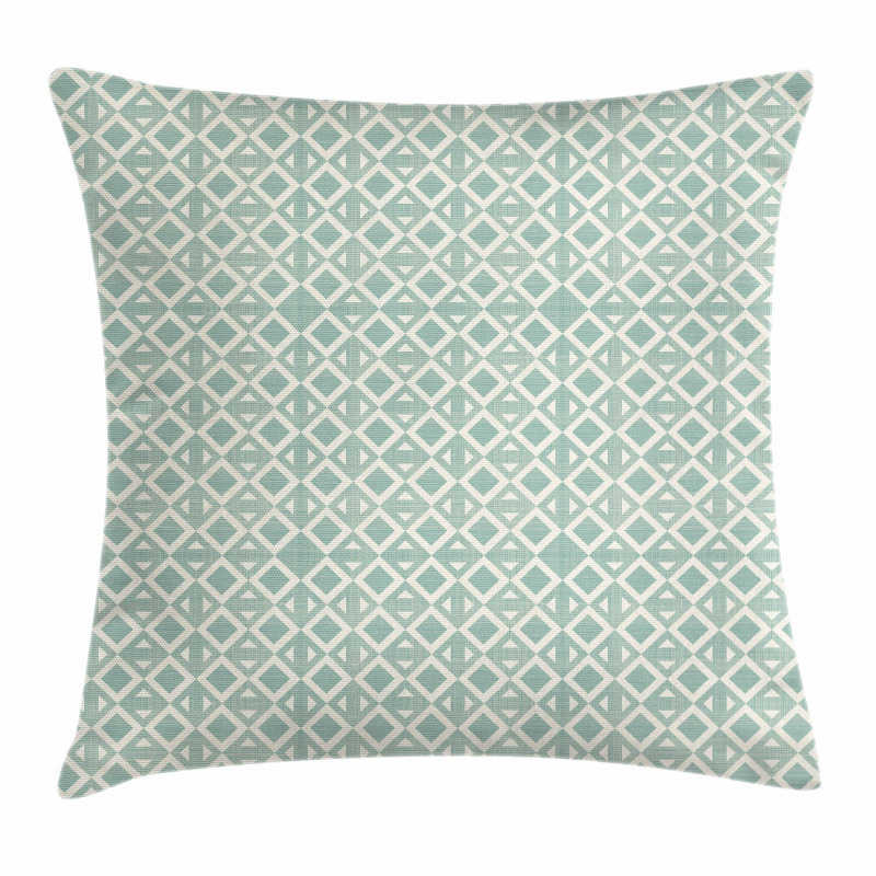 Retro Triangle Pattern Pillow Cover