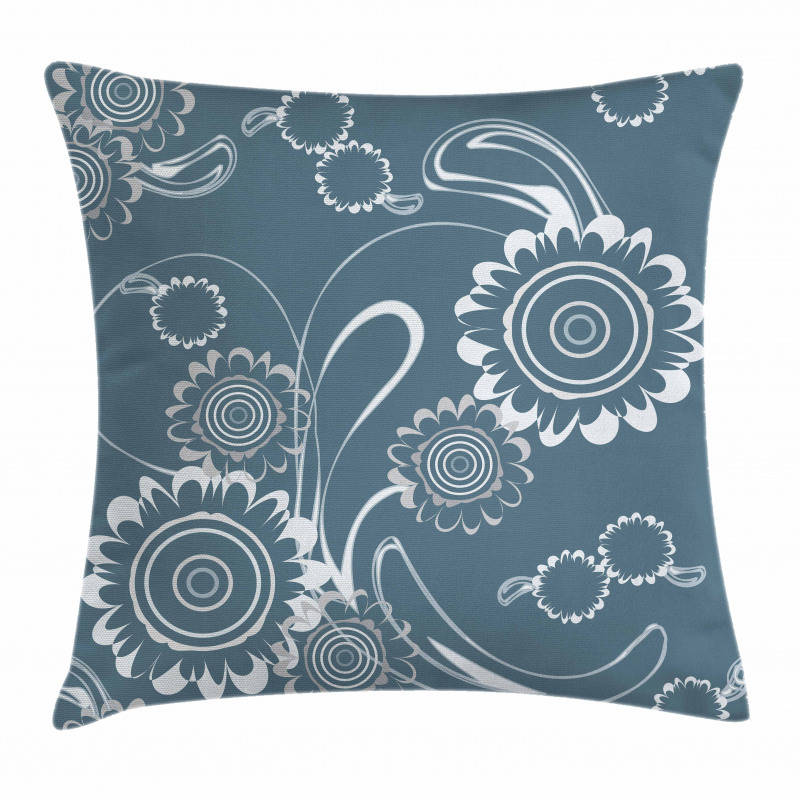 Romantic Blossom Petals Pillow Cover