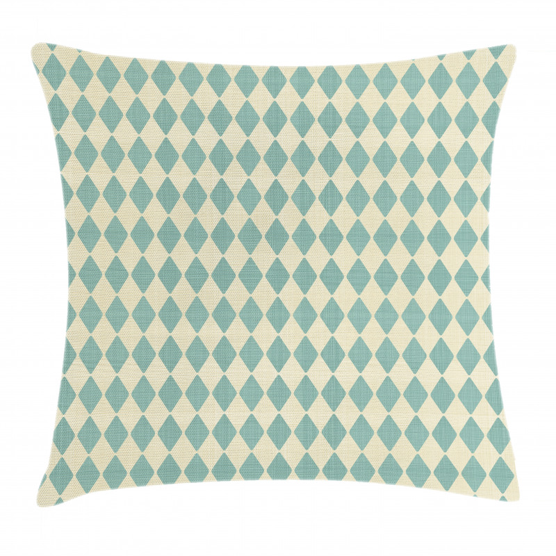 Retro Argyle Pattern Pillow Cover