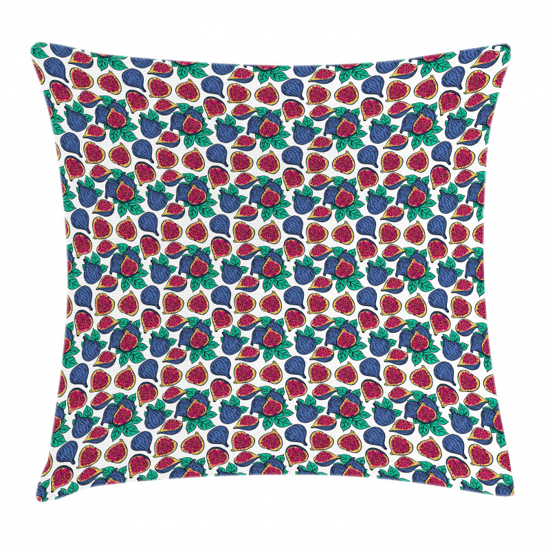Ripe Juicy Fruit Pattern Pillow Cover