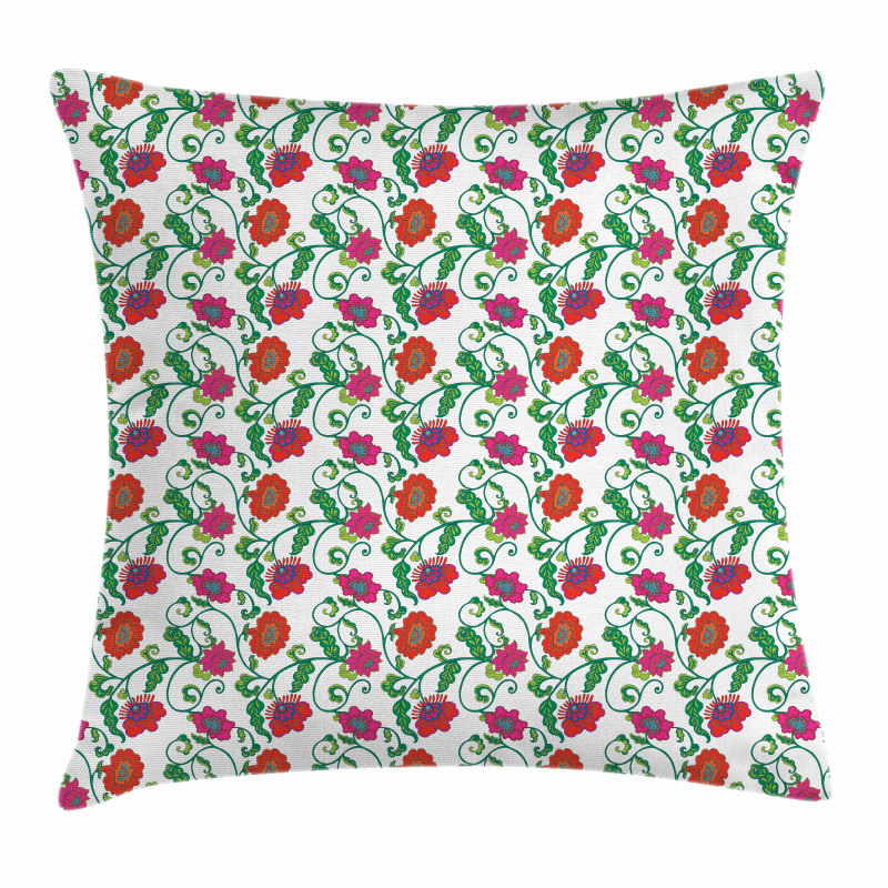 Romantic Spring Petals Pillow Cover