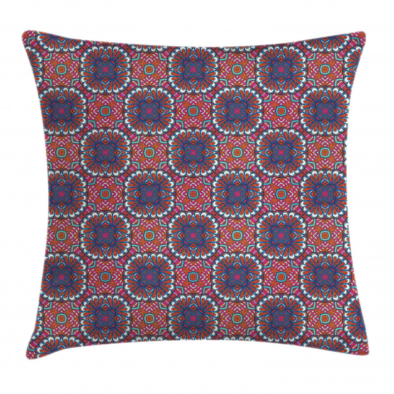 Tibet Flowers Pillow Cover