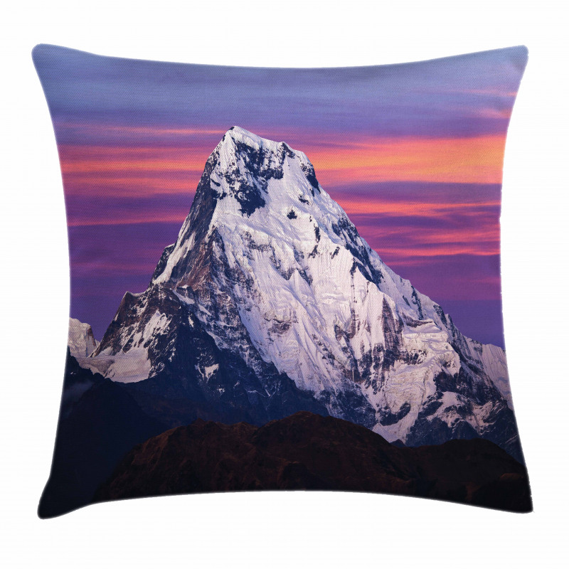 Himalayas in the Sunset Pillow Cover