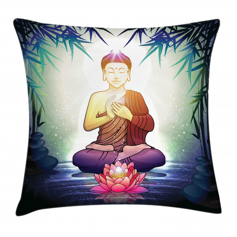 Asian Boho Timeless Form Pillow Cover