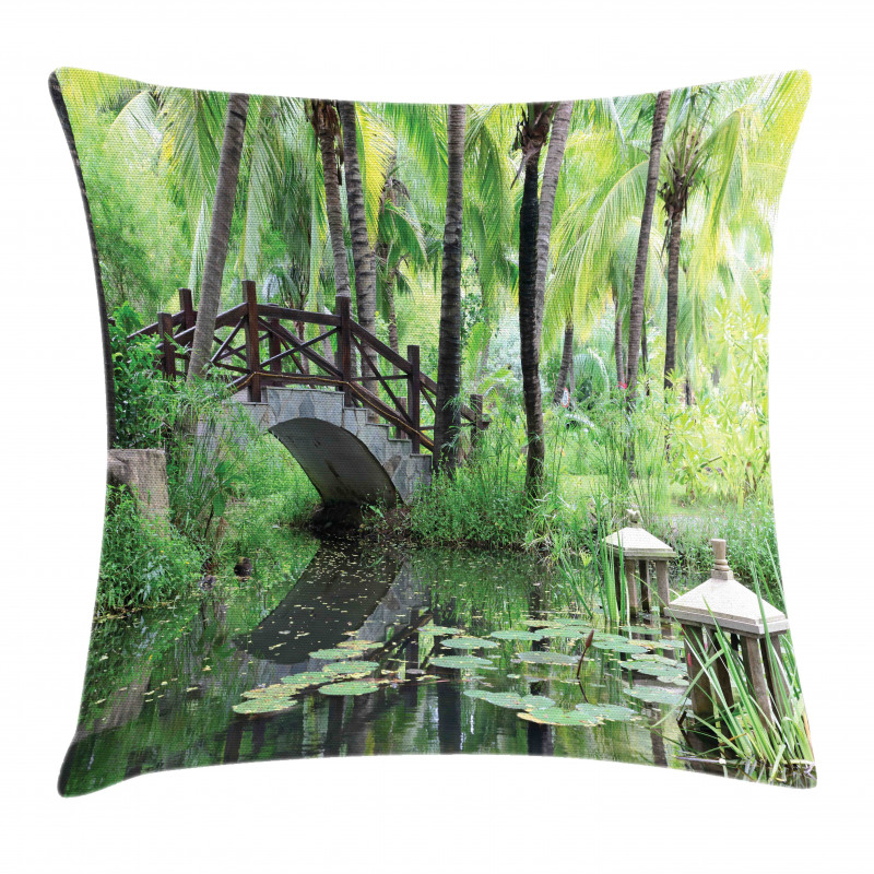 Park in South China Pillow Cover