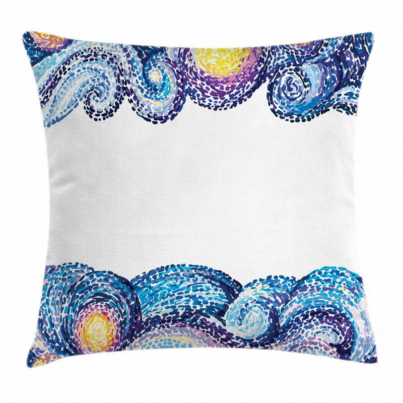 Watercolor Wave Pillow Cover