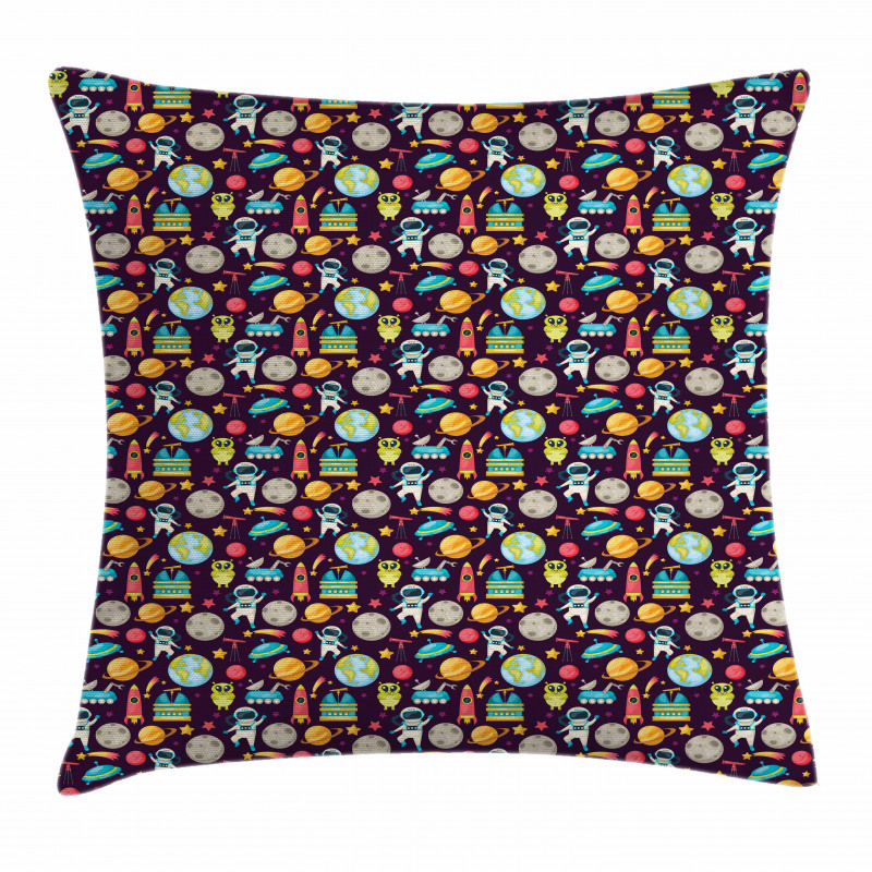 Galaxy Party Pattern Pillow Cover