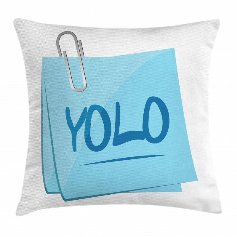 Modern Slogan Abbreviation Pillow Cover