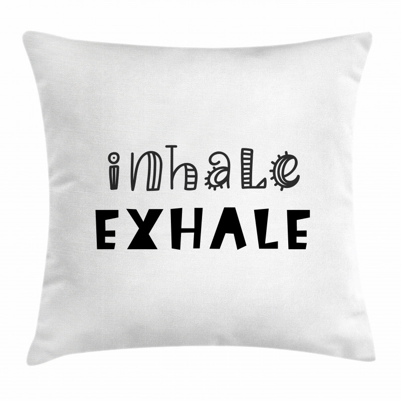 Yoga Health Pillow Cover