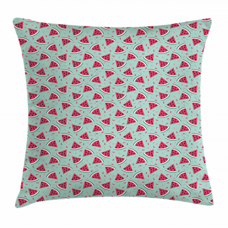 Pop Art Watermelon Slices Pillow Cover
