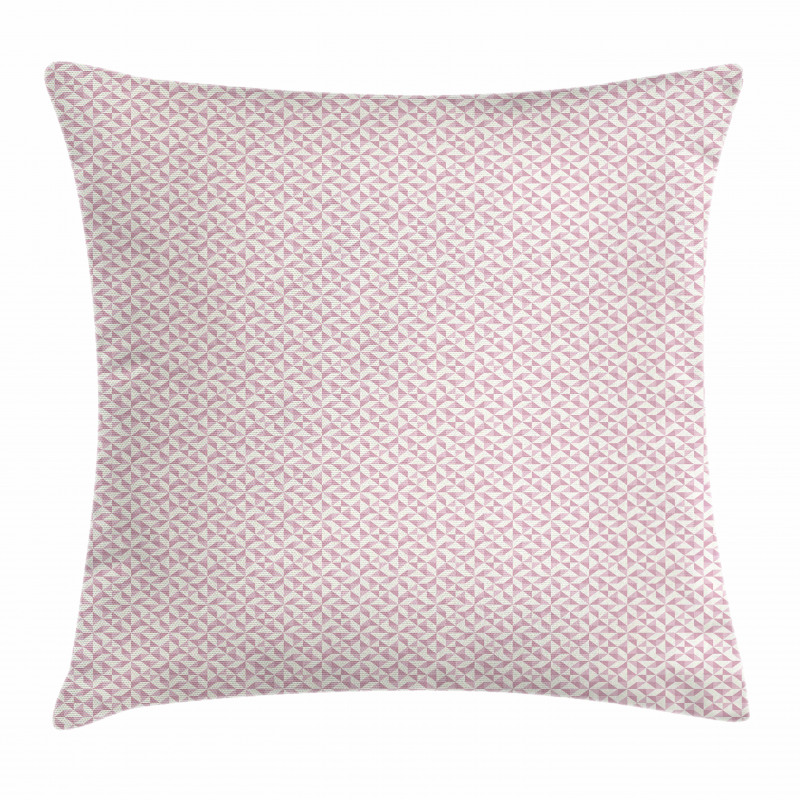 Soft Pinkish Motif Pillow Cover