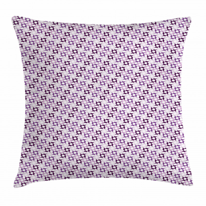 Swirling Floral Style Pillow Cover