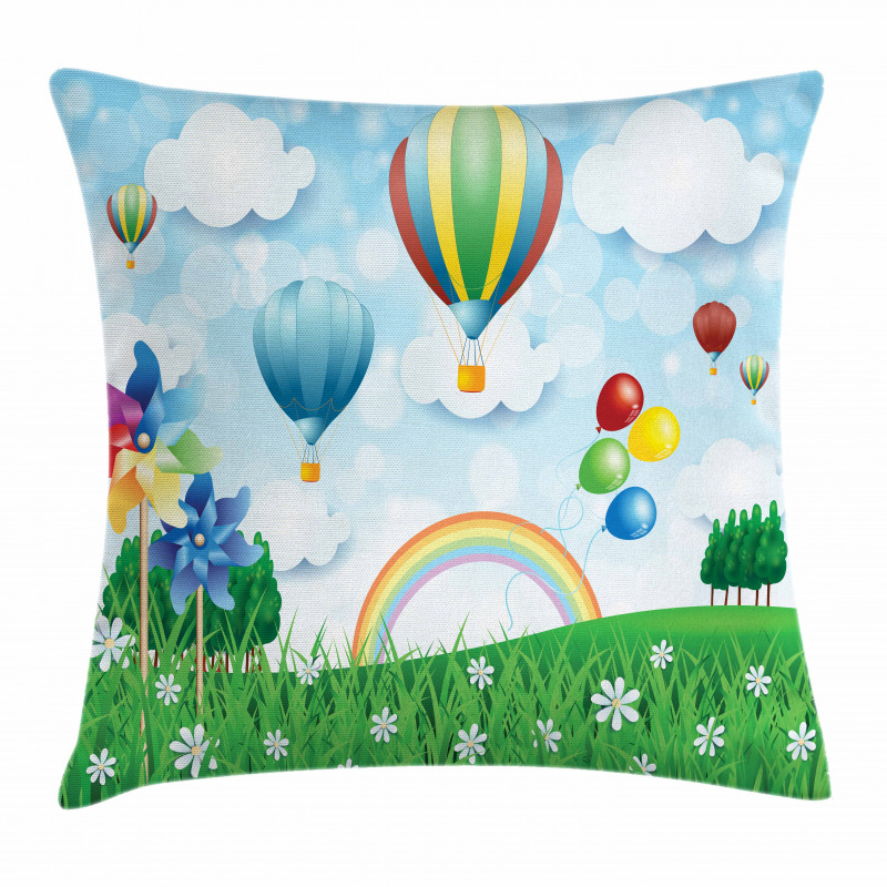 Spring Field Fantasy Pillow Cover