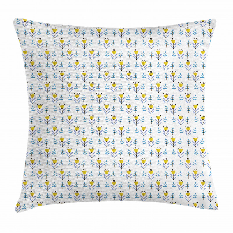 Fresh Petunia Growth Pillow Cover