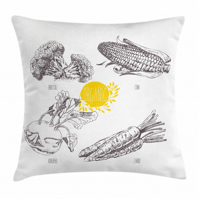 Organic Farm Pillow Cover