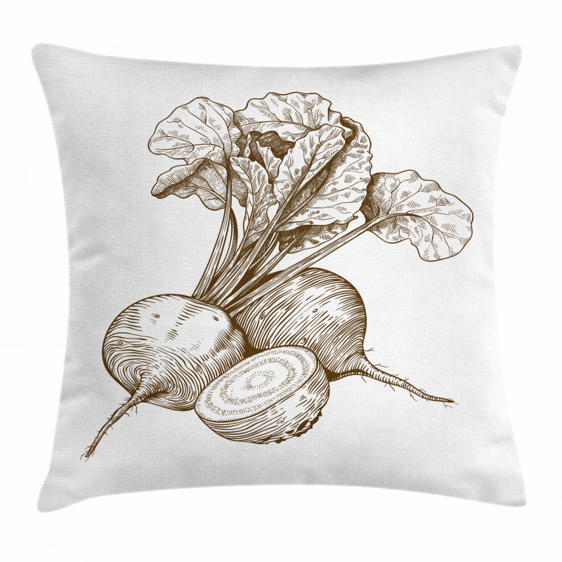 Vintage Beet Pillow Cover