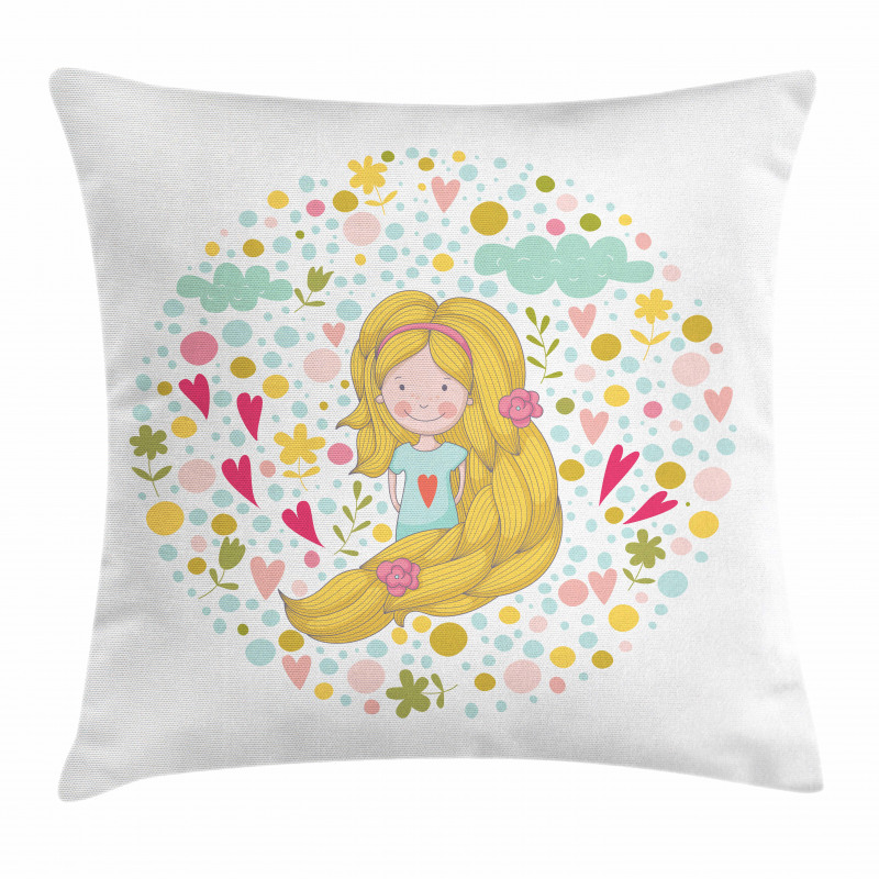 Cheerful Spring Kid Pillow Cover